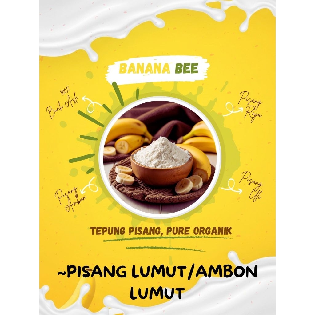 

Tepung Pisang Lumut/ambon Lumut Pure Organik 500gram