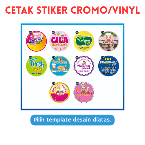 

Stiker Produk Kemasan ISI 104 PCS | Cetak Stiker Label Kemasan | Label Usaha Makanan