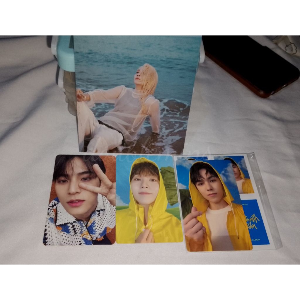 Photocard Official Mingyu FTS Face The Sun Ray Ver Seungkwan Seventeen Heaven POB Weverse Vernon Uns