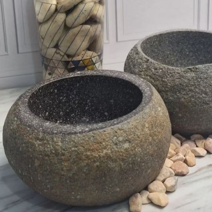 ASBAK BATU ALAM 10CM ASLI BATU