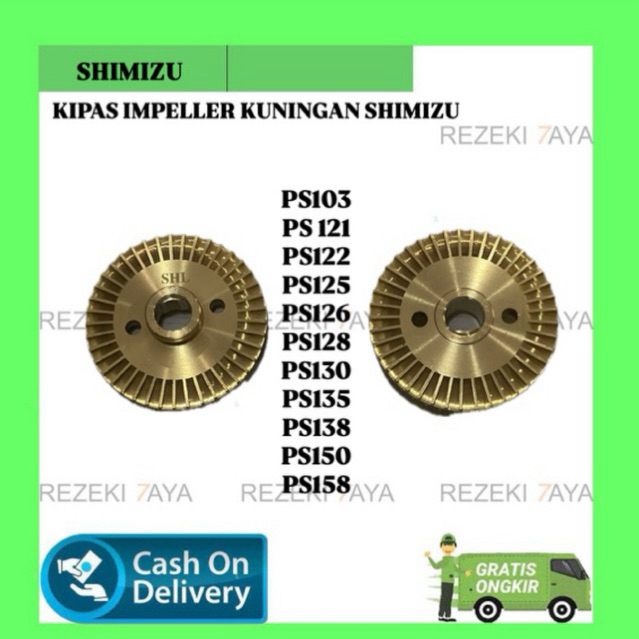 KIPAS SHIMIZU / KIPAS IMPELLER SHIMIZU / KIPAS POMPA AIR