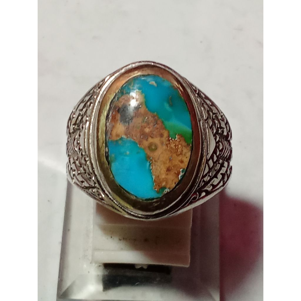 Batu pirus Persia tosca menyala