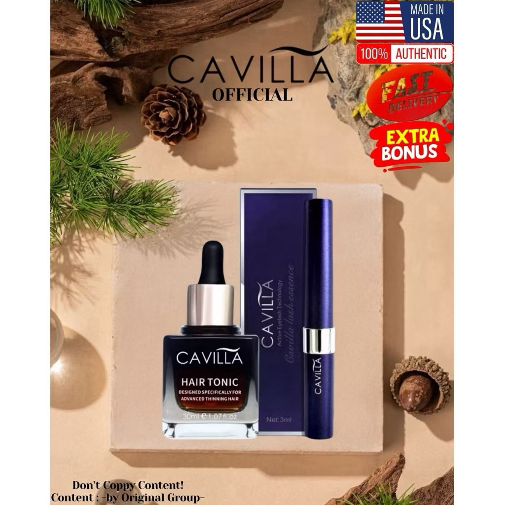 CAVILLA COMBO SET (CAVILLA LASH ESSENCE + CAVILLA HAIR TONIC)