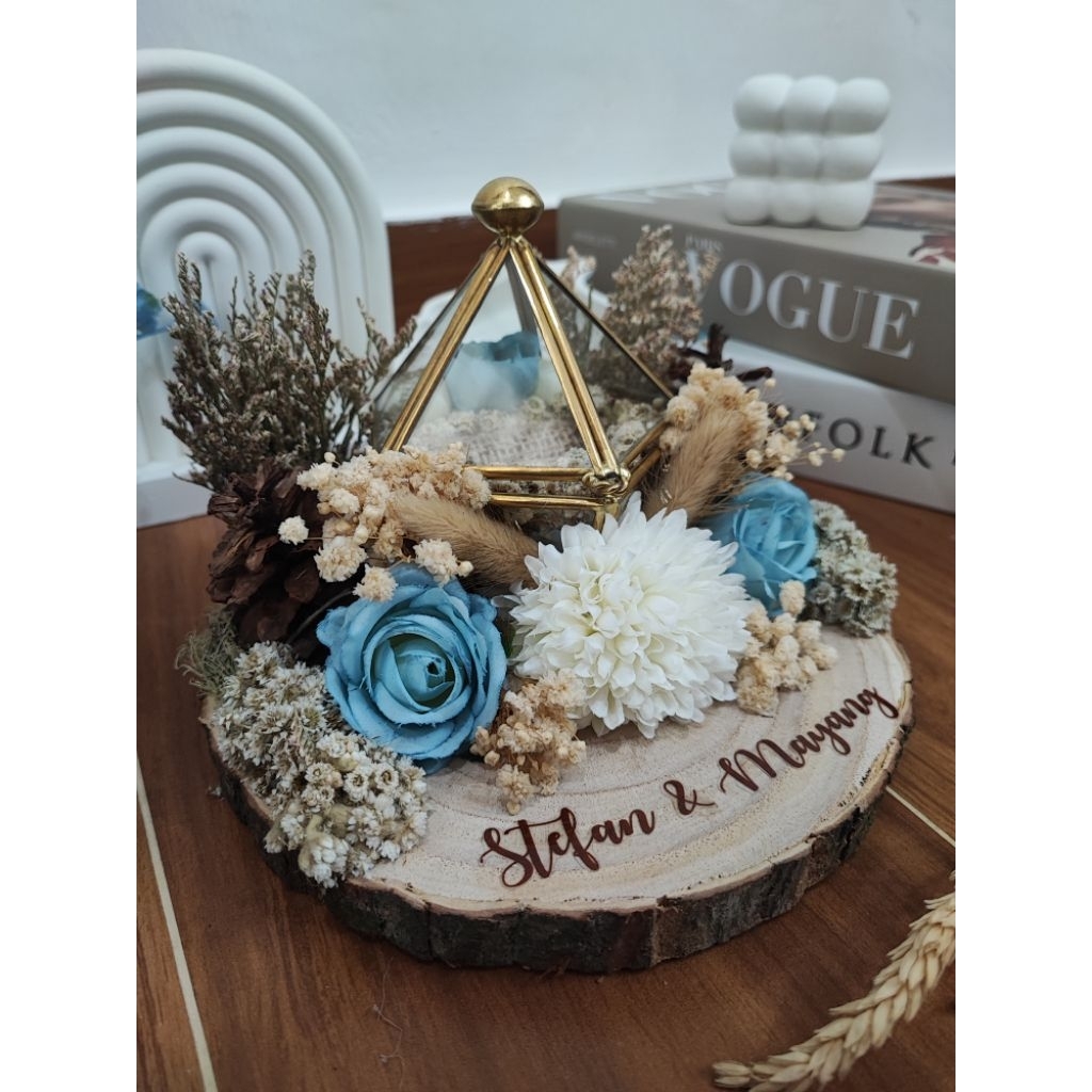 Ring Box Cincin Terarium Mahar Seserahan