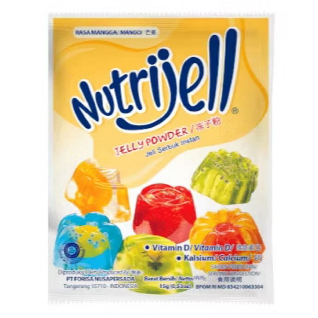 

[SYAHIRA.EXCLUSIVE] Nutrijel Mangga 15 gram per pcs