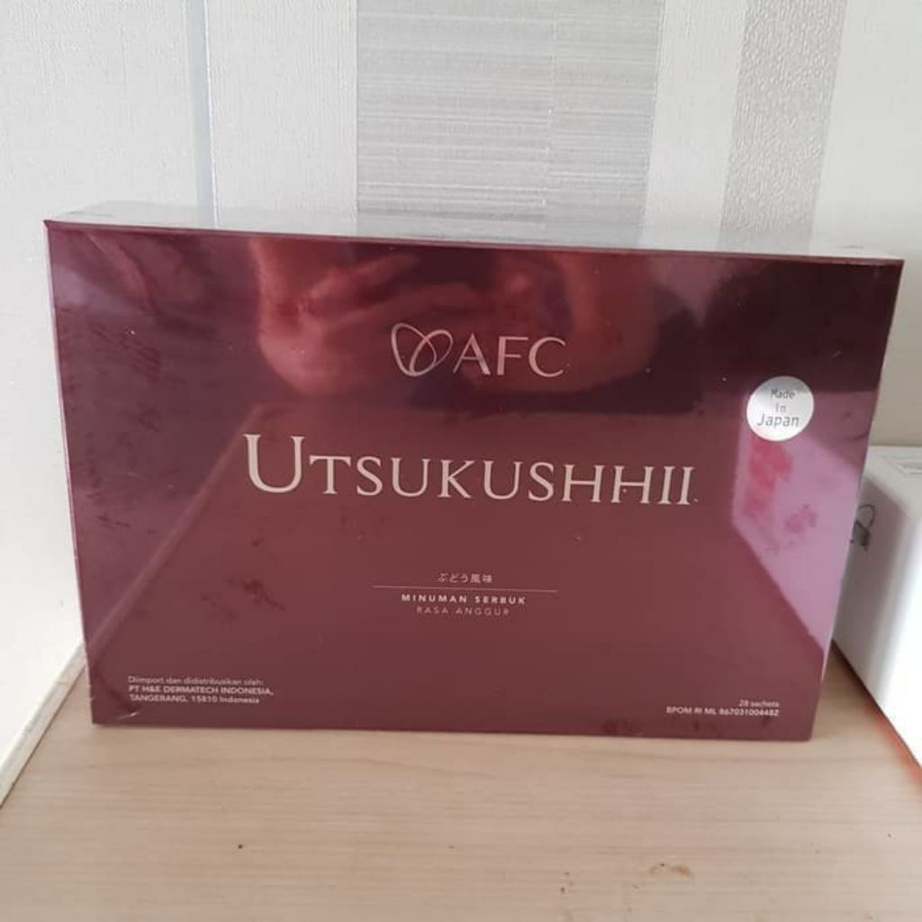 Asli Afc utsukushhii isi 28 sachet Utsukushi / UTSUKUSHHII ASLI 100%