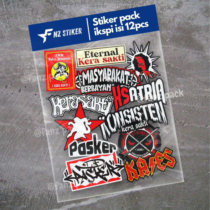 

STIKER IKSPI ISI 12pcs - ANTI AIR, STIKER PERGURUAN | STIKER SILAT, HELM, LAPTOP, CASE HP VOL 23