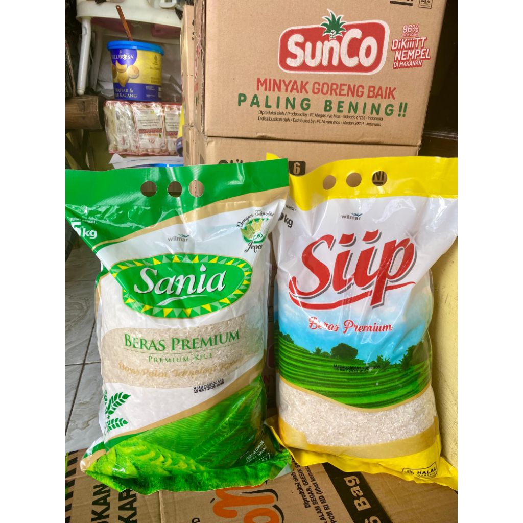 

BERAS SANIA 5KG PUNEL ENAK