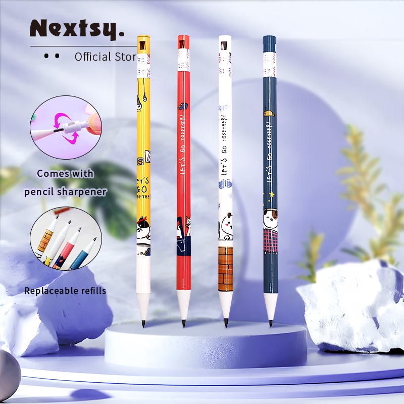 

Nextsy Pena Otomatis Gaya Kartun Untuk Siswa Mudah Digunakan Saat Ujian Dan Menulis Pena Aesthetic