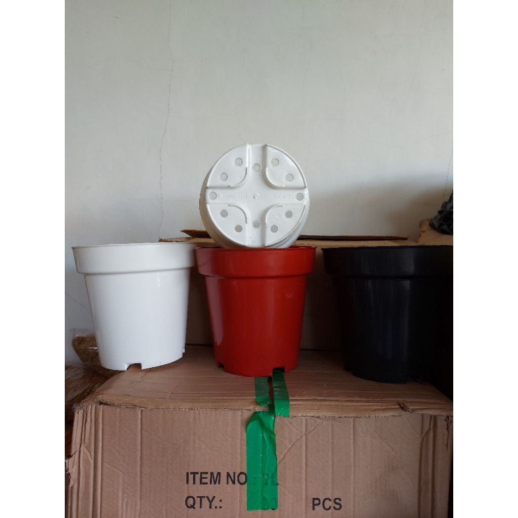 Pot Srondol 25 (LUSINAN) Pot Tinggi Pot Plastik GROSIR
