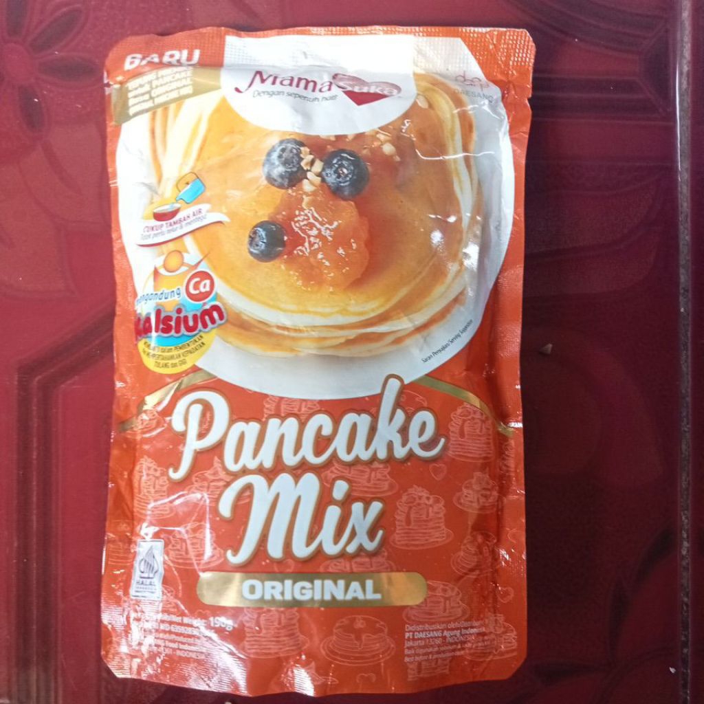 

mamasuka pancake original.berat 160g. BACA DESKRIPSI