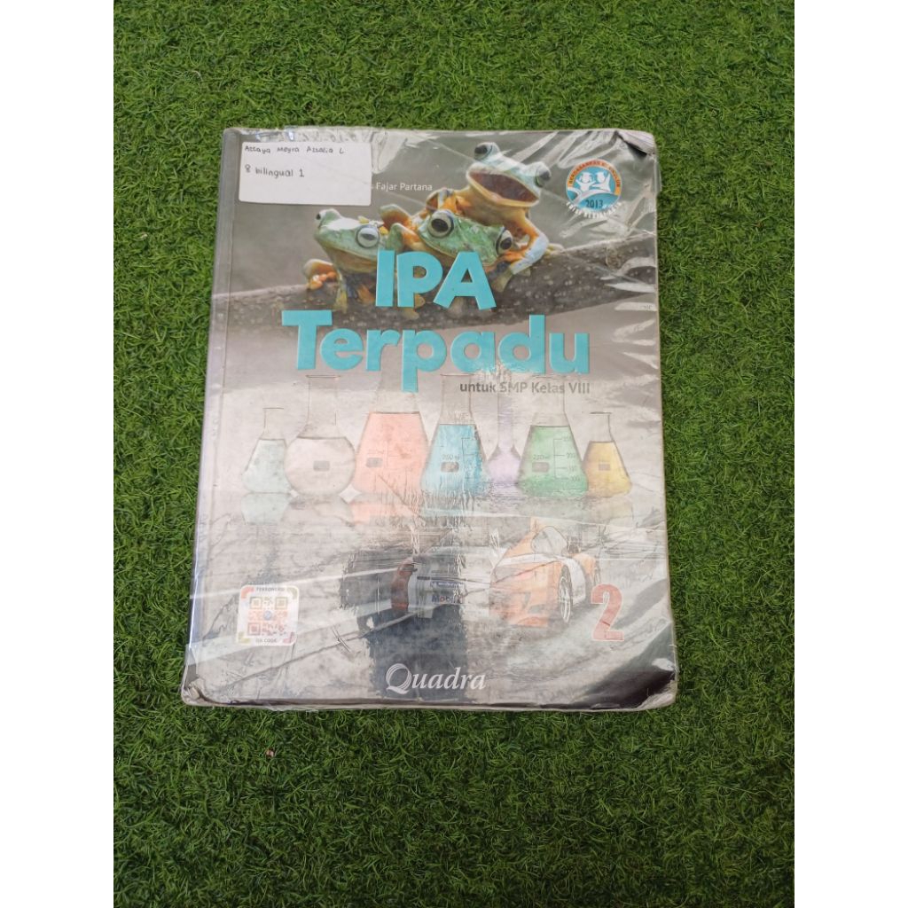 buku ipa terpadu kelas 8 Quadra