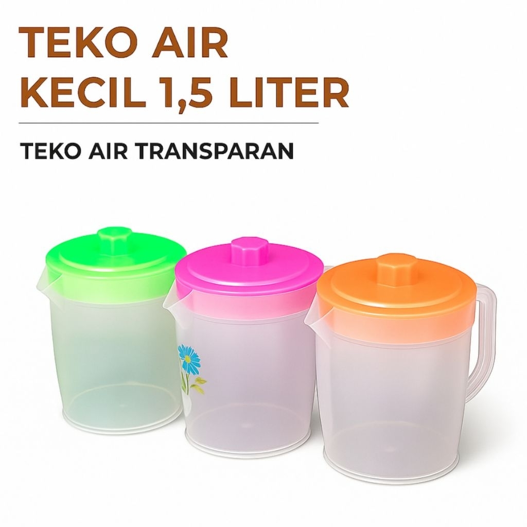 Teko Morong Air Plastik Water Jug 1,5 liter