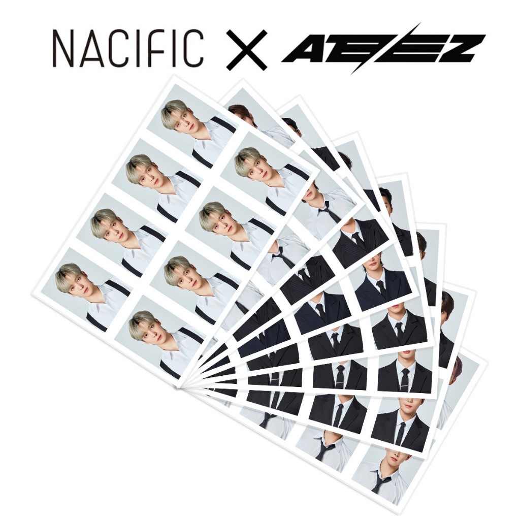 [kstuffind] (6) ATEEZ ID PHOTO PICTURE MEMBER NACIFIC FOTO MURAH SEONGHWA HONGJOONG YUNHO YEOSANG SA