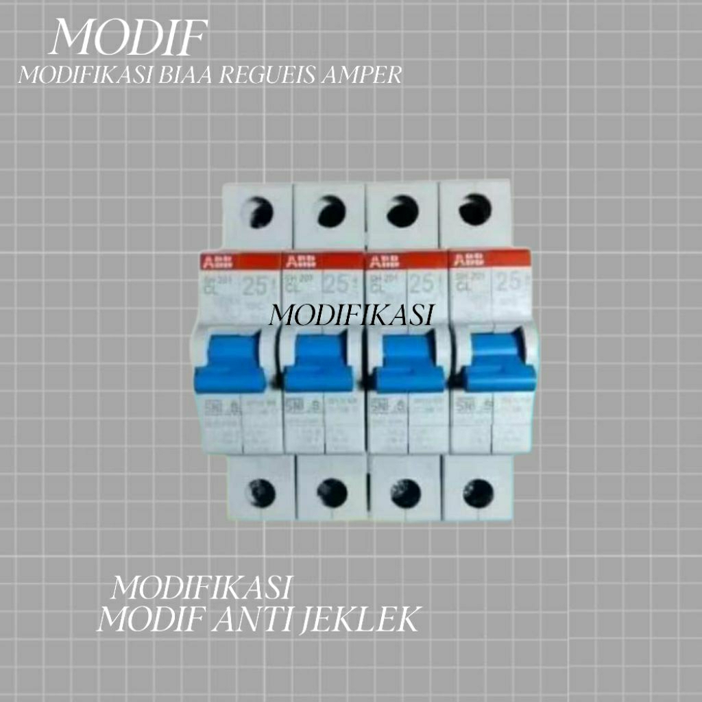 MCB SH MODIF ANTI JEKLEK CONTOH 2A MODIF 6A
