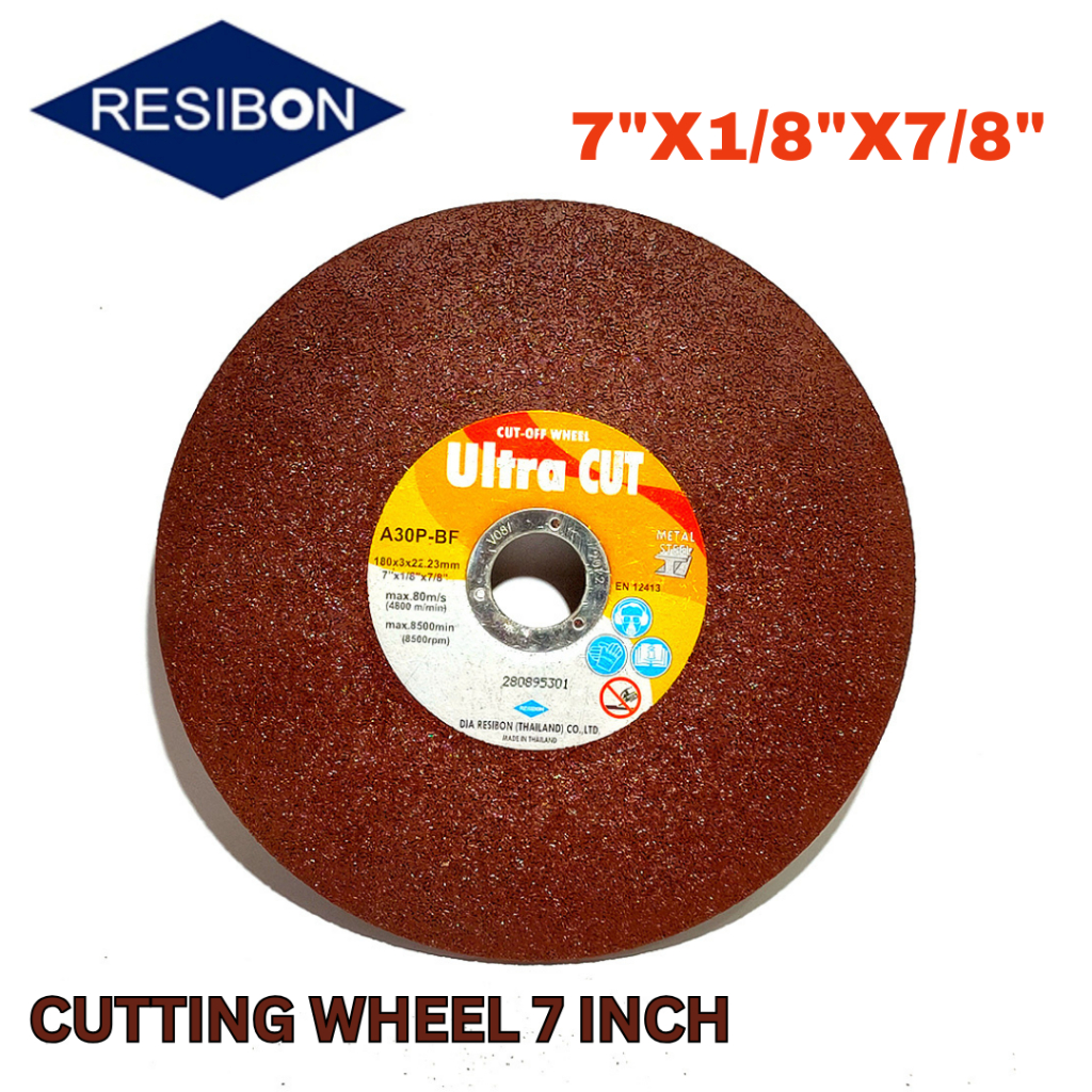 DIA RESIBON BATU MATA GERINDA POTONG 7 INCH ULTRA CUT CUTTING WHEEL