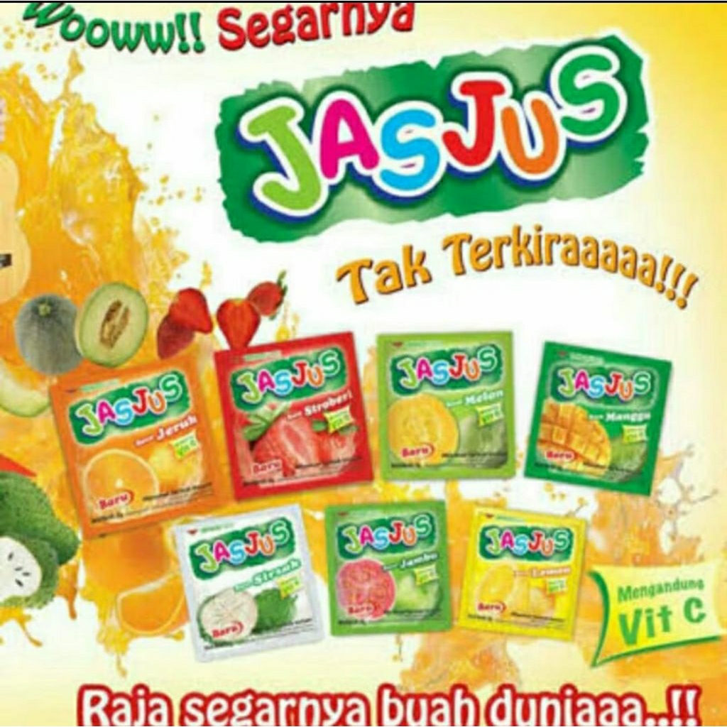 

jas jus dan tea jus minuman serbuk instan ( minkm blnj 2 rt)