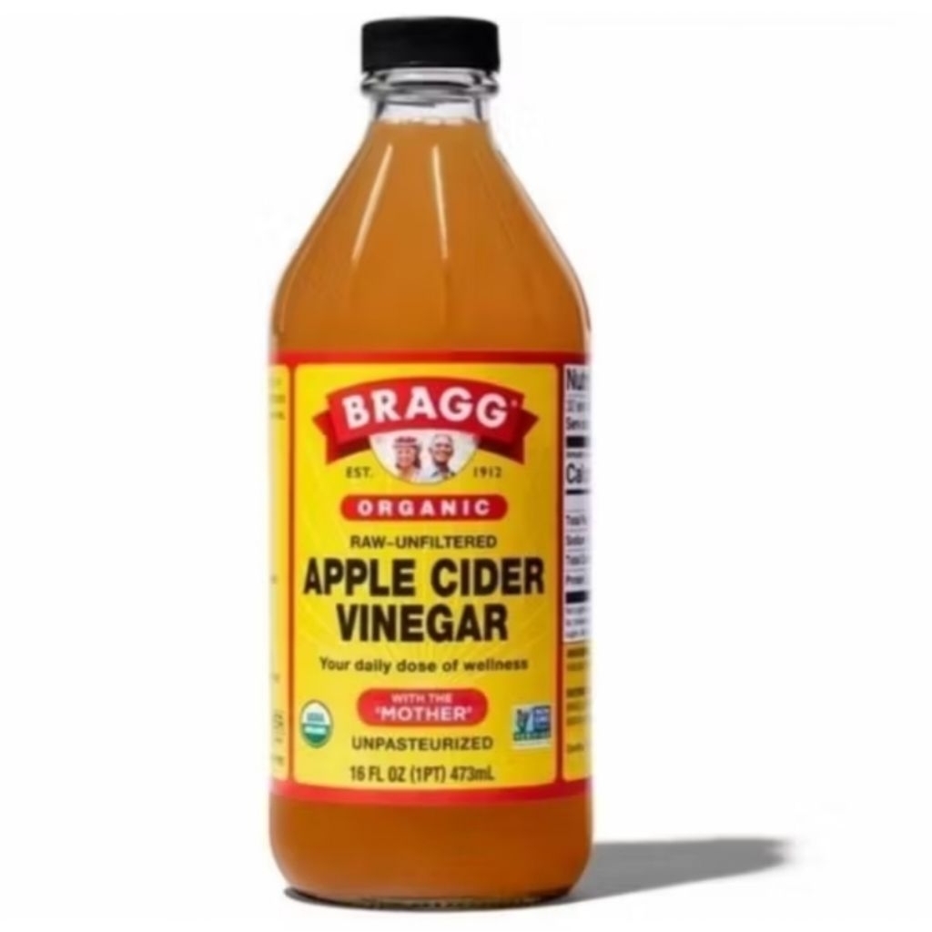 

BRAGG Organic Apple Cider Vinegar Raw Unfiltered 473 ml ( Cuka Apel Organik ) Original USA
