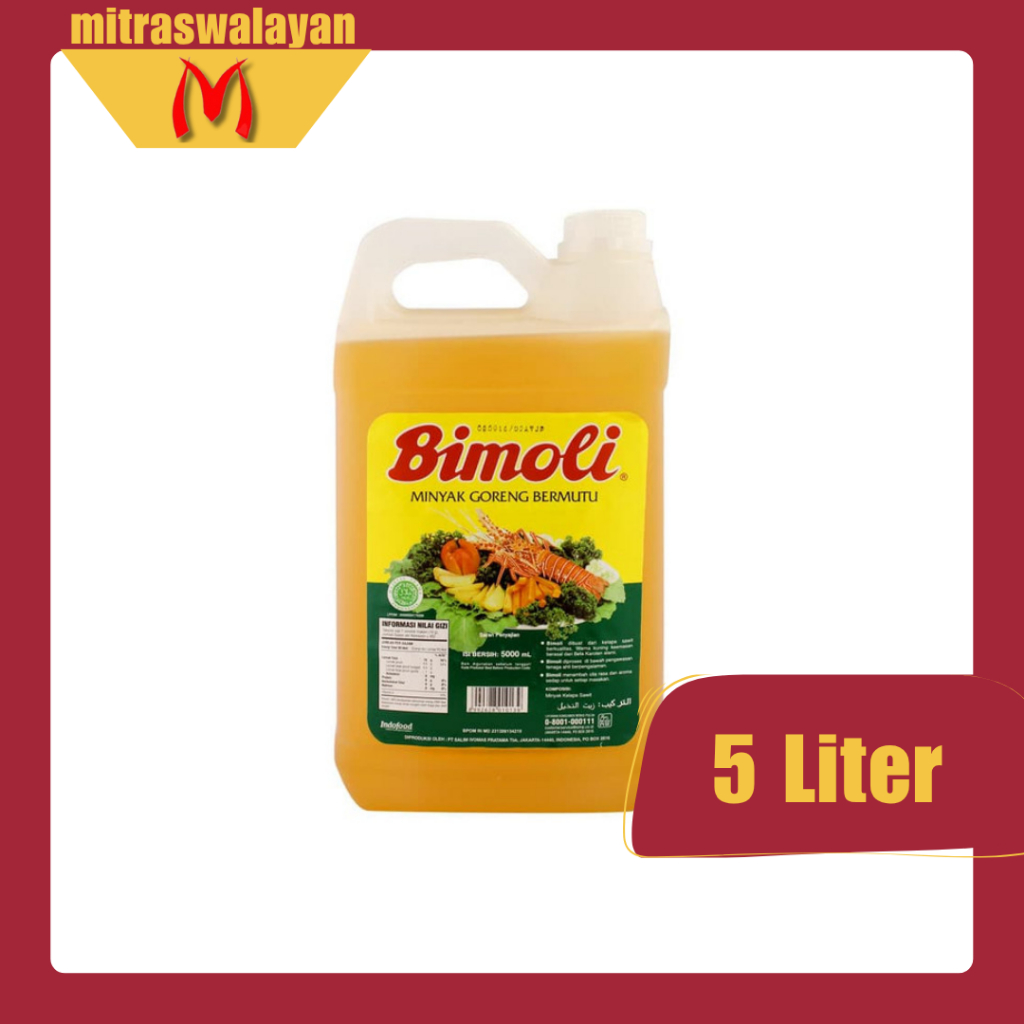 

Minyak Goreng Bimoli Kemasan Jerigen 5 Liter
