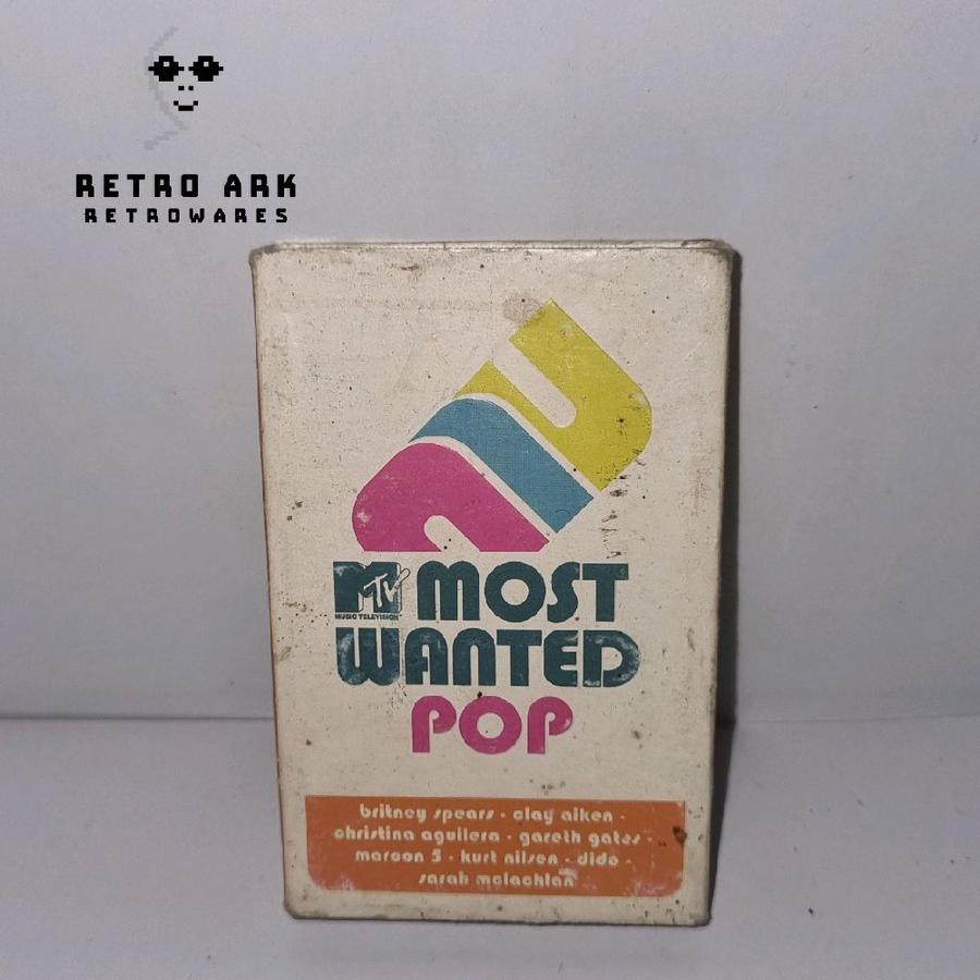CASSETTE TAPE/KASET PITA - KOMPILASI - MTV MOST WANTED POP (Britney Spears, Dido, Alicia Keys, Pnk, 