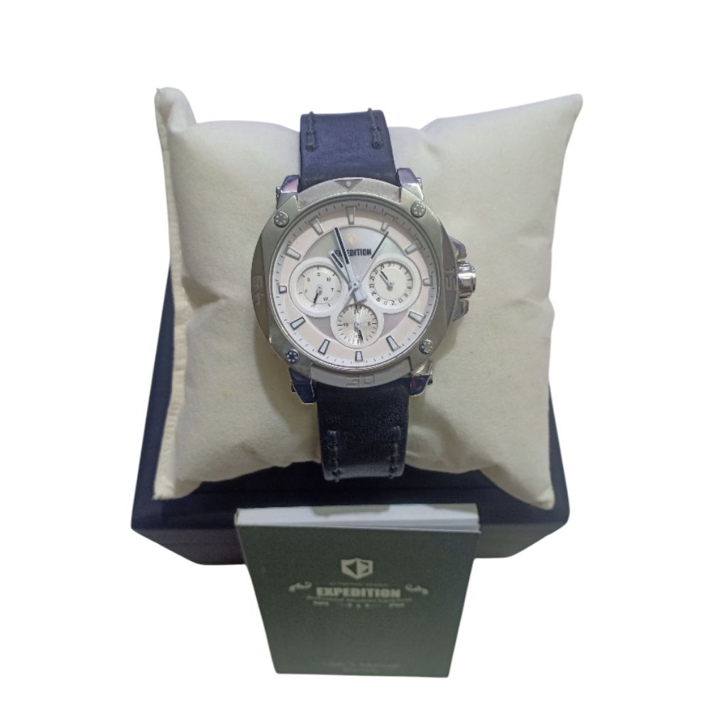 JAM TANGAN WANITA EXPEDITION E 6606 M LEATHER 100% ORiGINAL BERGARANSI RESMI 1 TAHUN WATER RESISTANT