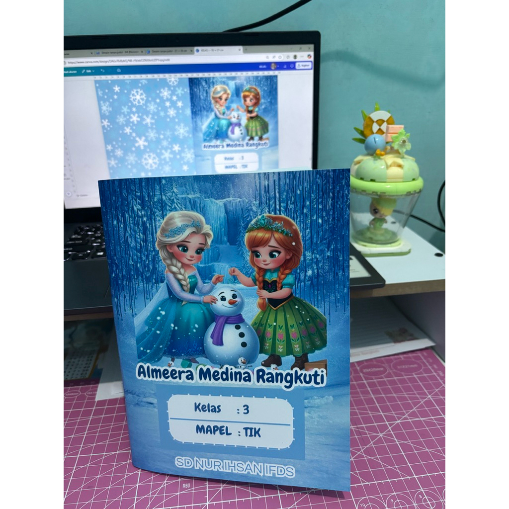 

buku tulis custom frozen