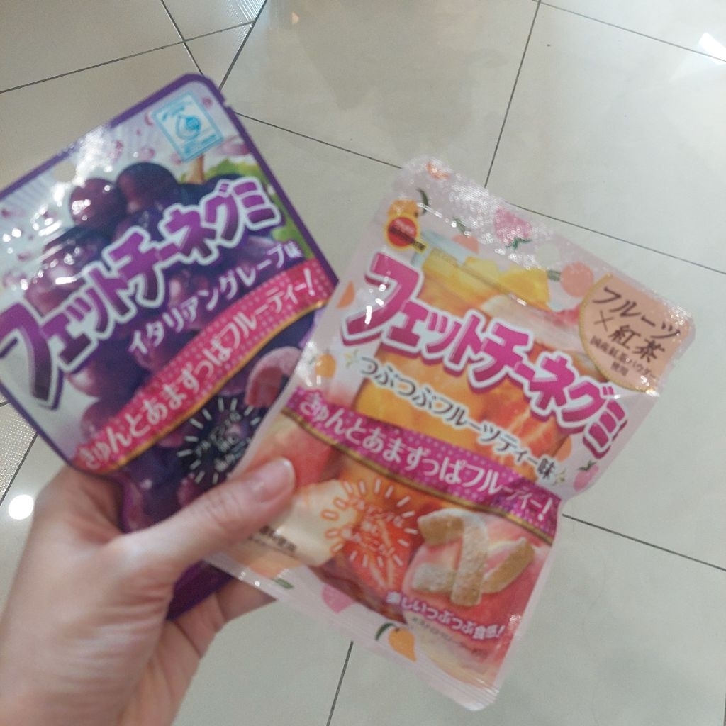 

permen jepang Fettuccine gummy Shine Muscat Grape flavor 47g