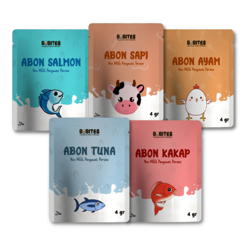 

Abon Bayi Ikan Kembung Abon MPASI Kemasan 4gr / Abon Bayi MPASI Sehat Tanpa Pengawet / Abon Cipung Non MSG