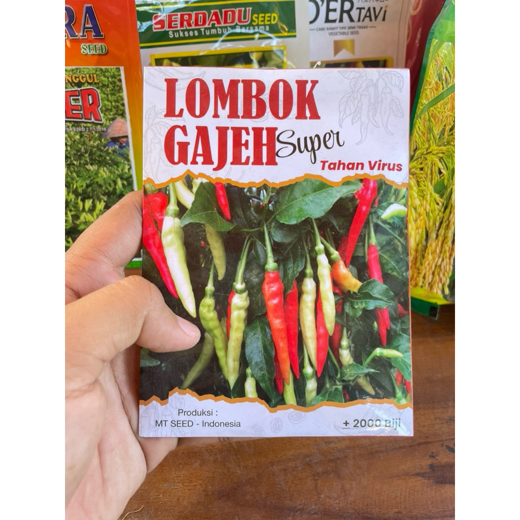 

Benih Lombok Gajeh Super Tahan Virus + 2000 Biji