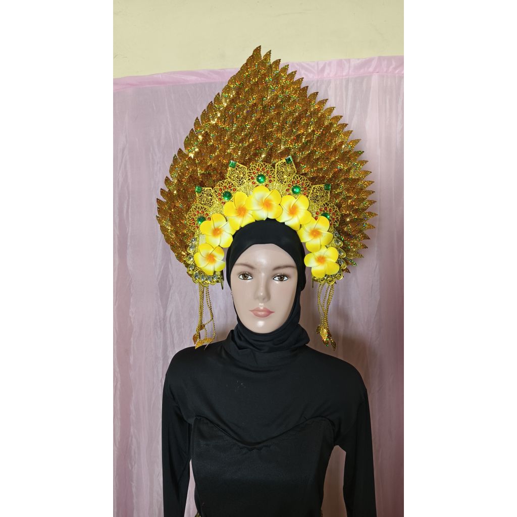 mahkota bali, mahkota karnaval. mahkota maskot. mahkota tari, bando bali, bando karnaval