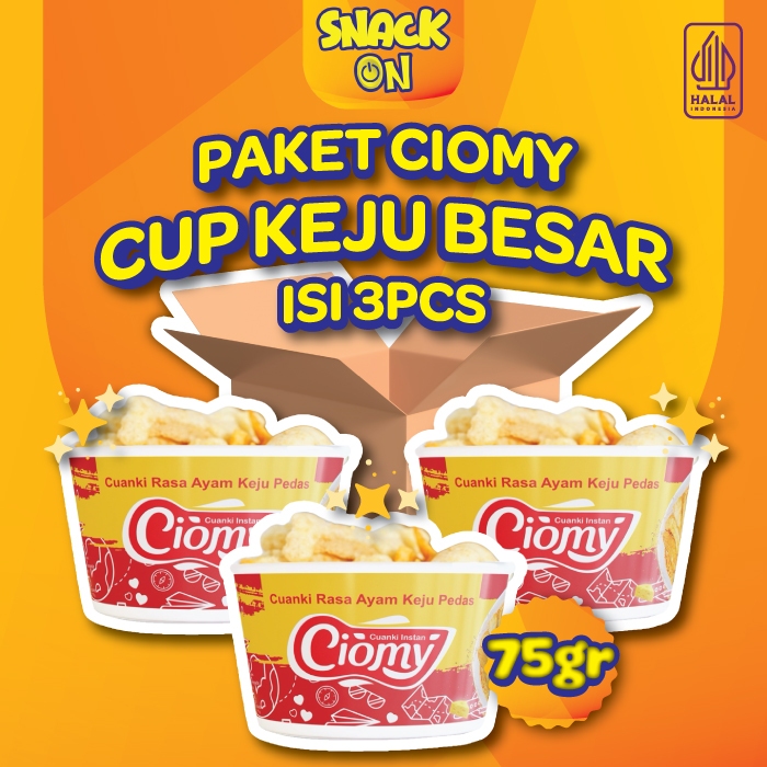 

Paket Ciomy Cuanki Keju Cup Besar isi 3