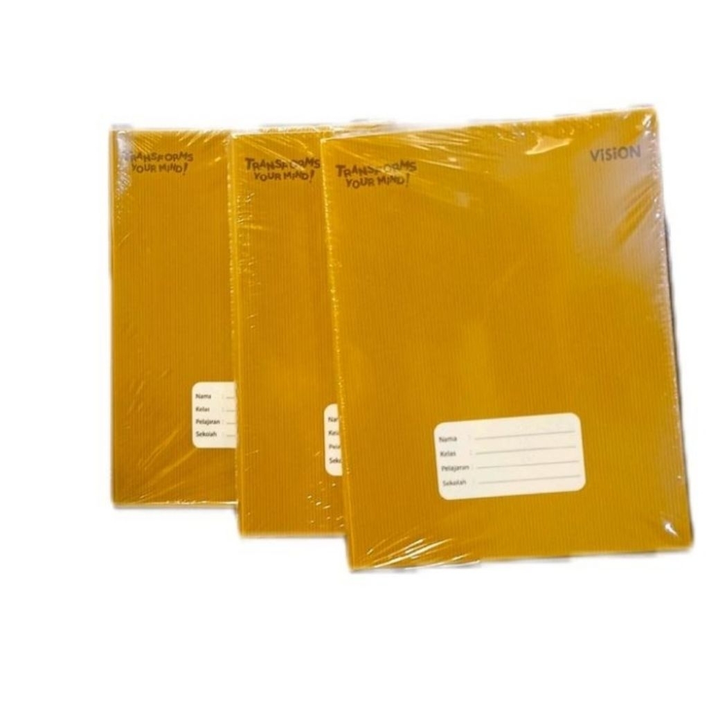 

BUKU TULIS VISION edisi Kraft 38 Lembar [10 Buku]