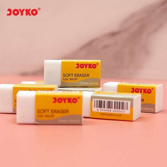 

[5 PCS] Penghapus Joyko / Eraser Joyko 526 B40P / Paket Penghapus Isi 5PCS