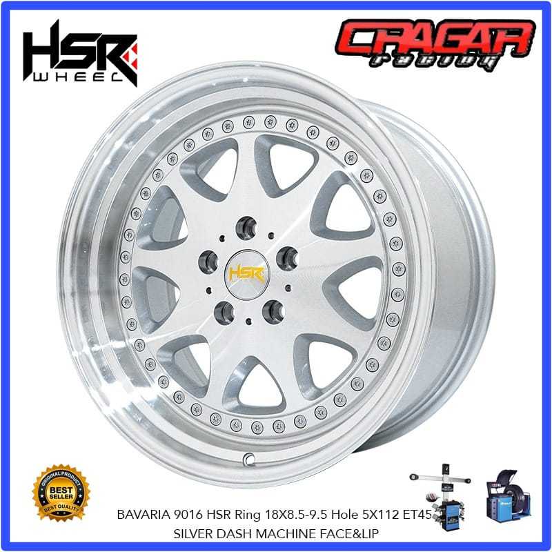 Velg Celong Monoblok R18 Lubang 5 Buat Mercy Audy Vw Golf Dfsk Glory Dll - Hsr Wheel Bavaria R18