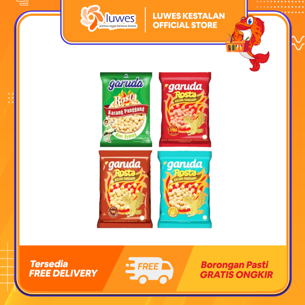 

Garuda Rosta Kacang Panggang 95gr All Varian Memiliki Rasa Yang Gurih