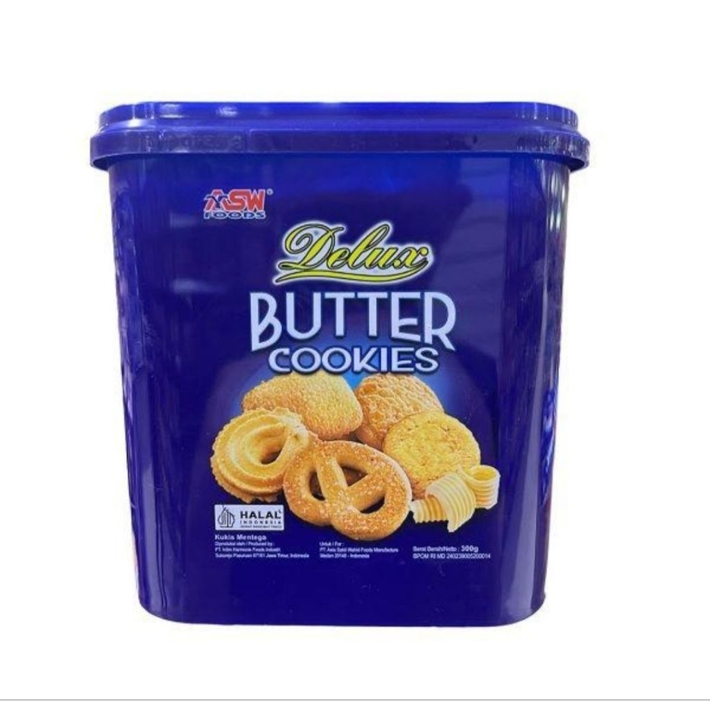 

Delux Butter Cookies Toples 300 gram