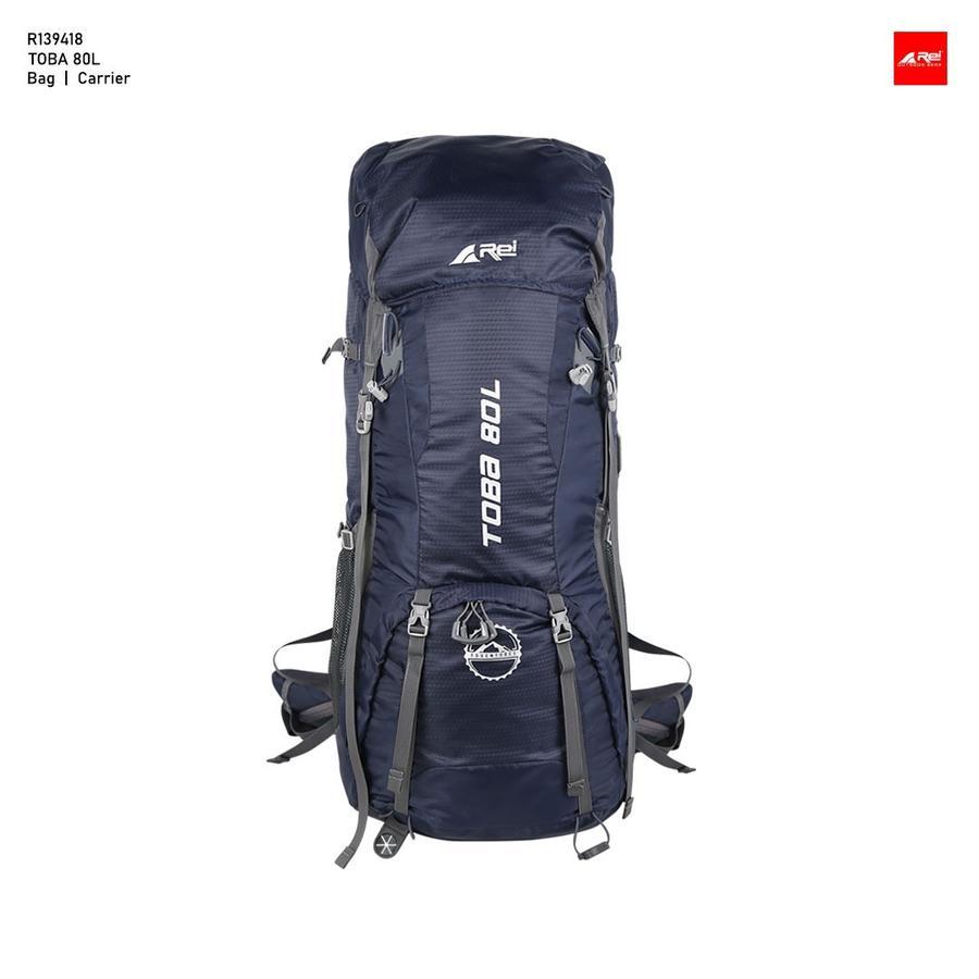 Tas Backpack Ransel Gunung Carrier Keril Arei Rei Toba 80 Liter -RANSEL GUNUNG TAS GUNUNG TAS ORIGIN