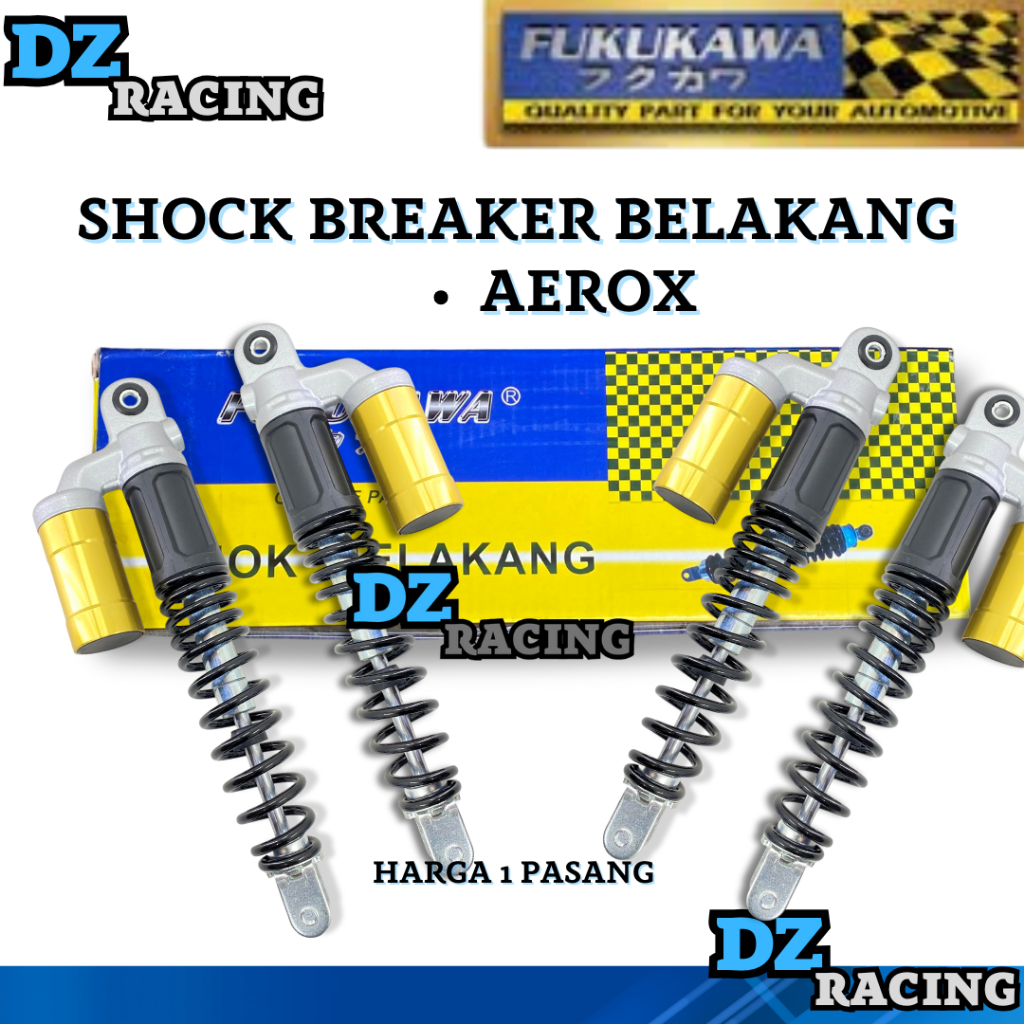 Shockbreaker Belakang Tabung AeroxTabung Fukukawa - Shock Belakang Aerox Tabung Fukukawa