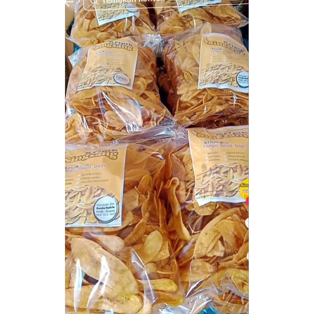 

Keripik pisang Original