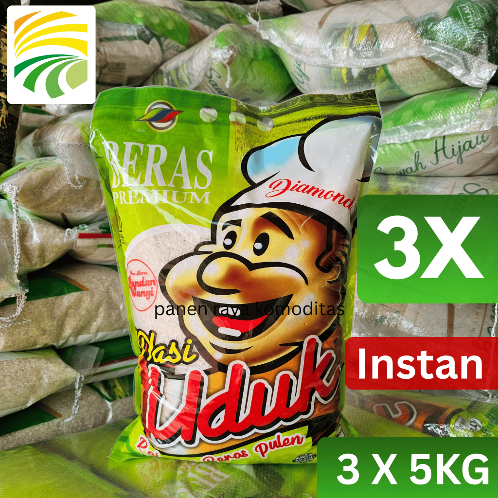 

Beras Uduk Hijau 5Kg x 3 Pcs (Pandan Wangi)