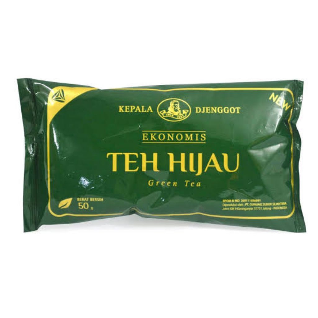 

Tah hijau, Green tea cap Kepala Jenggot Ekonomis 50GR