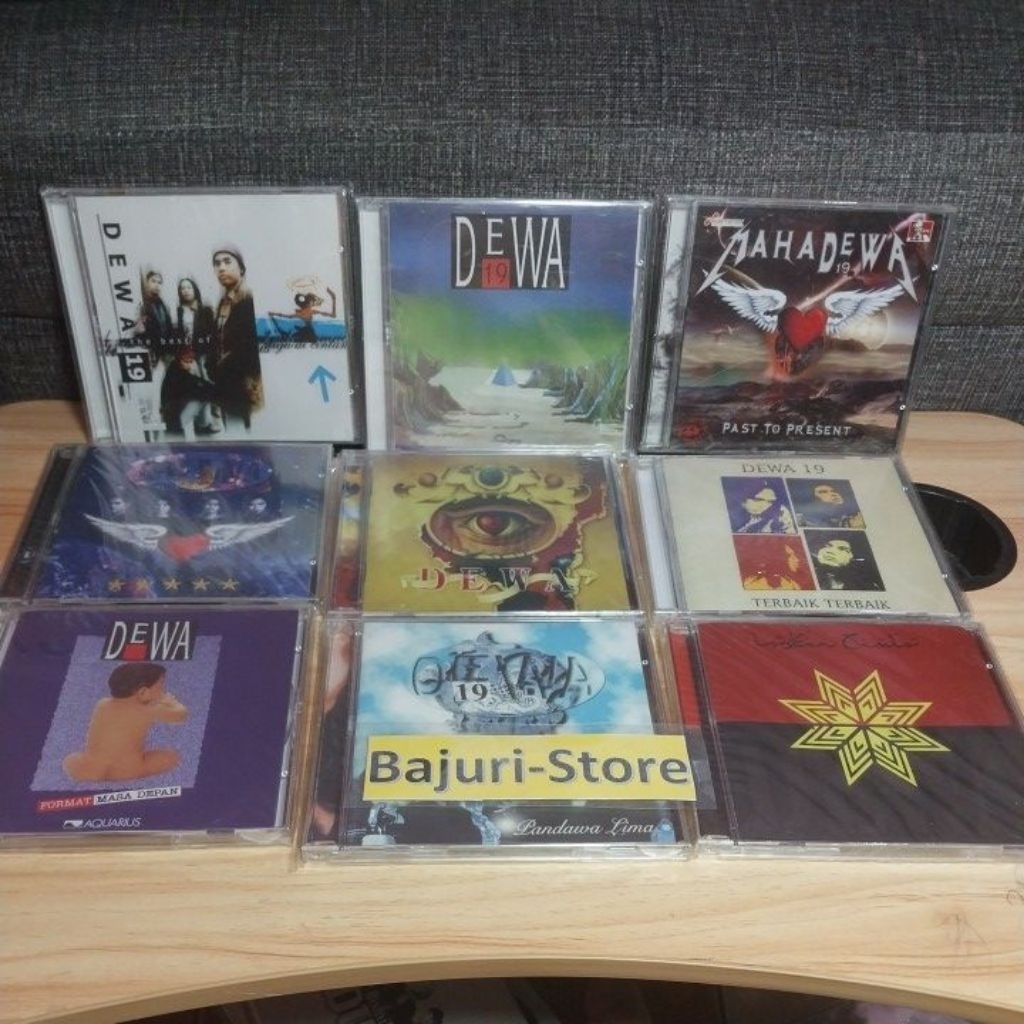 CD "Dewa" "Dewa 19" "Mahadewa" "T.R.I.A.D"/Segel/Sealed/Original/Lengkap 8 Album Dewa 19/