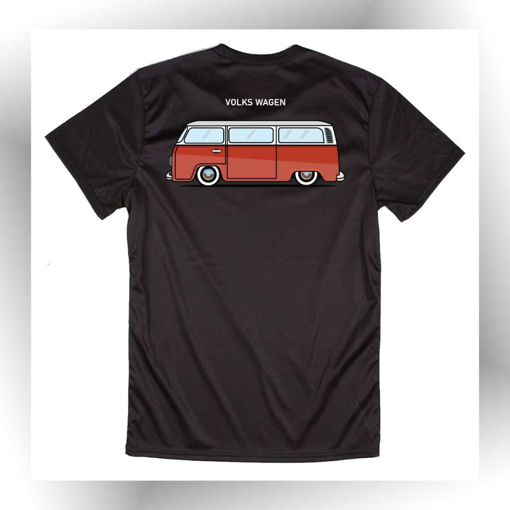 KAOS MOBIL VW COMBI KAOS PRIA OTOMOTIF