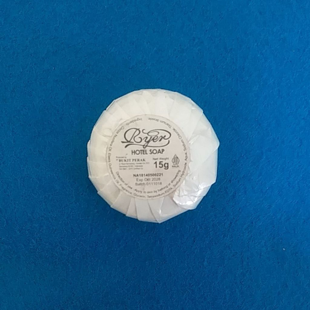 Sabun hotel ryer bulat 15gr/ round soap ryer (50 PCS)