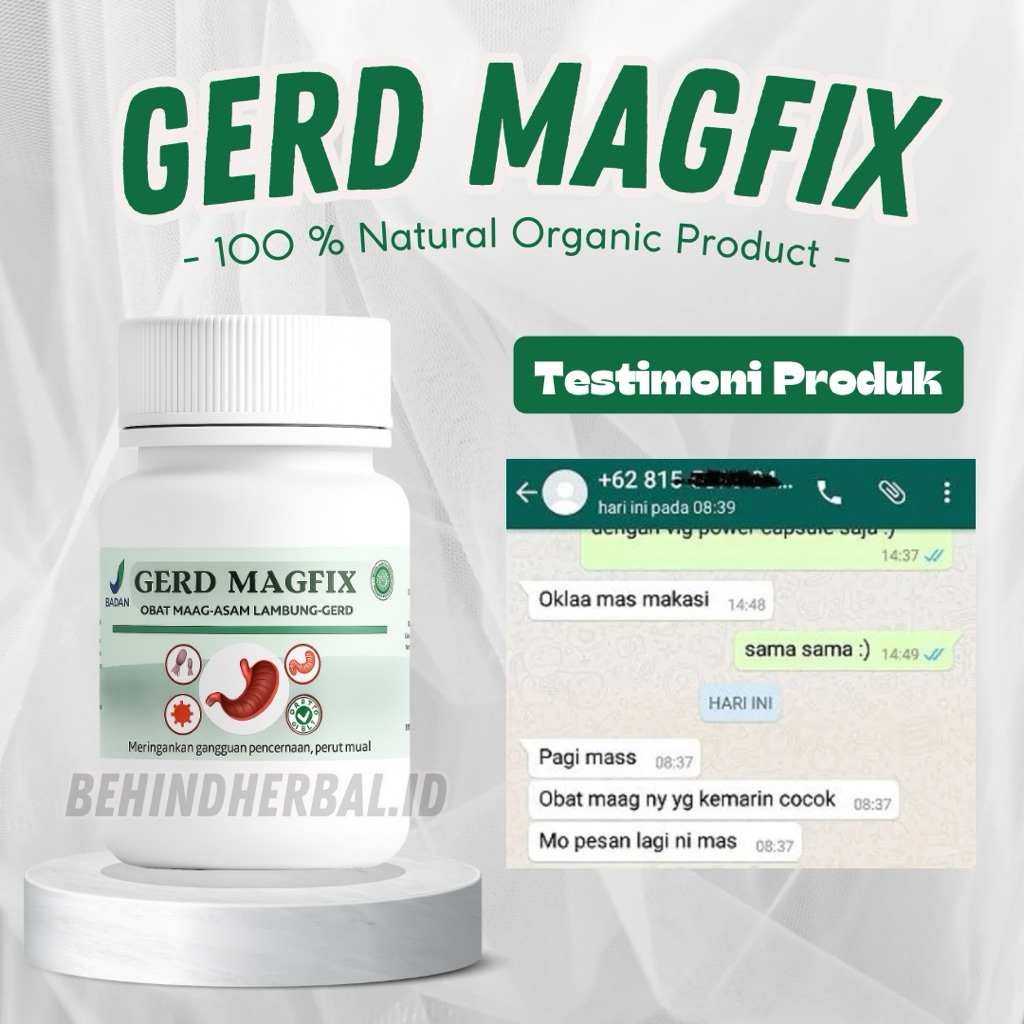 [Whispers] GERD MAGFIX Obat Maag Kronis Obat Asam Lambung Atasi Infeksi Lambung Ampuh - Obat Magh