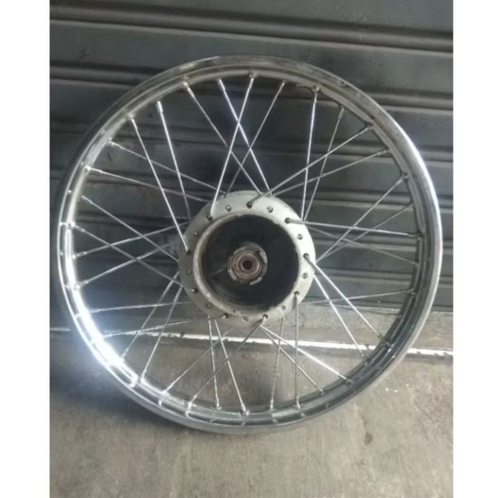 velg roda depan honda grand, prima, Supra tromol.barang second original lepasan motor.