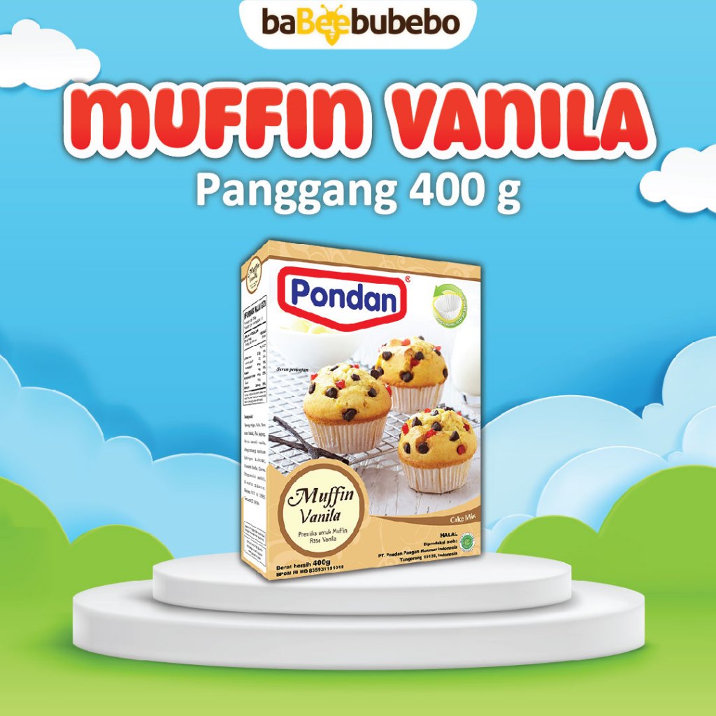 

Pondan Muffin Vanilla 400g