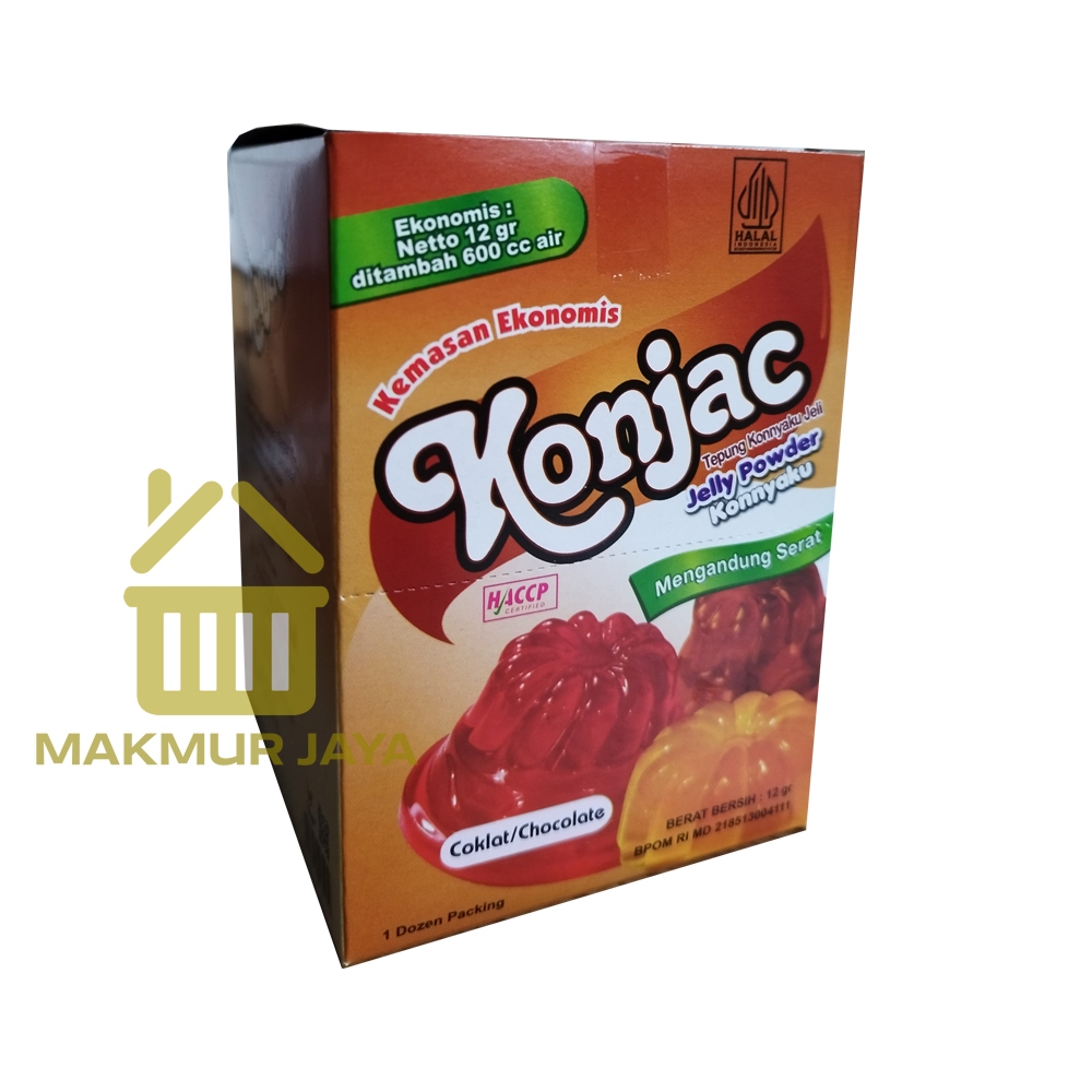 

KONJAC Jelly Powder COKLAT 1 Box isi 12 Sachet