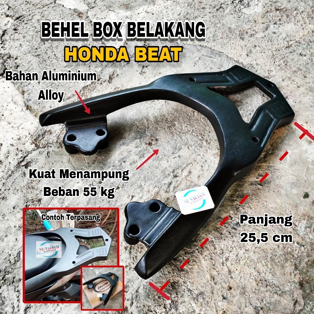 Behel Planger Box Belakang Motor Honda Beat FI Karbu Injeksi Beat Street