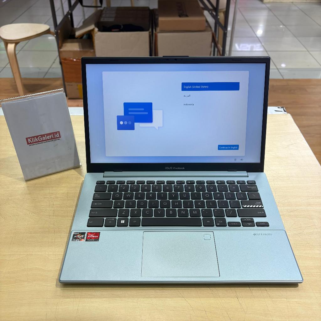 PROMO Laptop Sekolah Asus Vivobook Go E1404FA FHD323 Amd Ryzen 3 7320U 8GB DDR5 1TB SSD FHD Backlit 